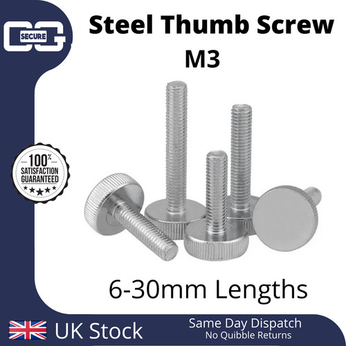 Steel knurled flat head - knurled,