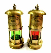 Set Of 2 Antique Boat Light