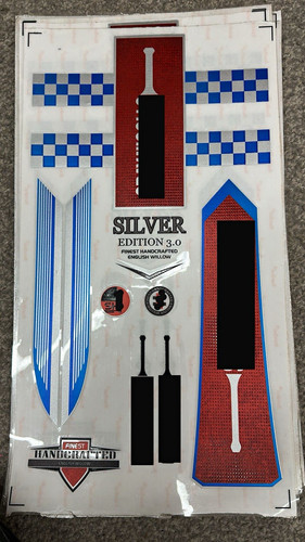 Cricket bat stickers decal set - bat,