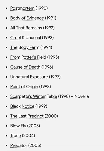 Patricia cornwell kay - patricia,