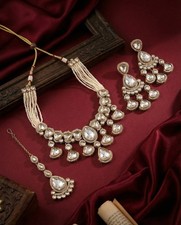 Polki Necklace Set with