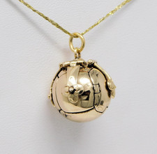 Late Victorian Silver & 9 kt Gold Masonic Golden Orb Charm Pendant Fob B6810