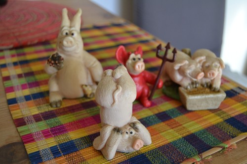 Piggin figurines david - figurines,
