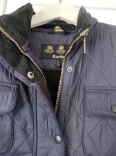 Ladies Barbour Polarquilt Classic Quilt Jacket size 20 - purple