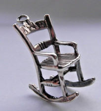 vintage rocking chair  for a traditional charm bracelet