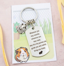 Guinea Pig Keyring, Travel