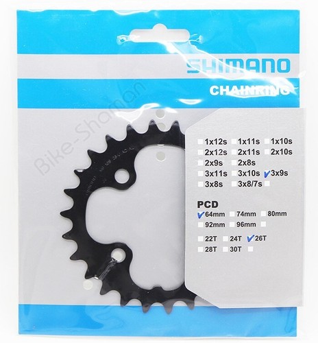 Shimano 26t chainring - chainring, for