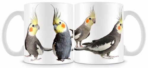 Cockatiel bird mug 11oz - cockatiel,