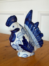 Vintage Blue & White Hand