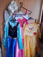 Girls princess fancy dress costumes Age 5-6, 5-7, 7-8 Ys Disney Store Good Used