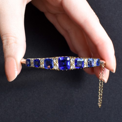Antique sapphire paste - antique, and