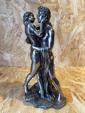 Crosa Bronze Effect Figurine - Naked Lovers Embracing Statue 2002