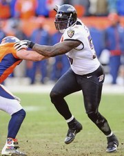 650875 2013 Terrell Suggs Playoffs Wall Print Poster