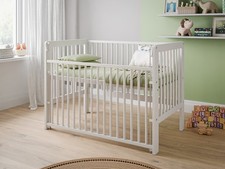 Dropside Cot for Newborn Baby Drop Side Cot Bed & Safety Barrier Guard Mattress