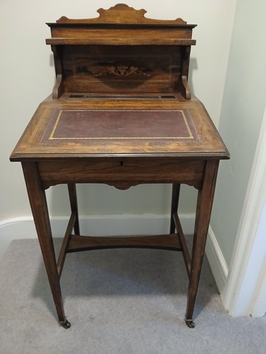 Antique small rosewood writing - antique,