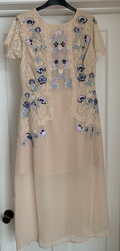 Frock and frill - and, embroidered