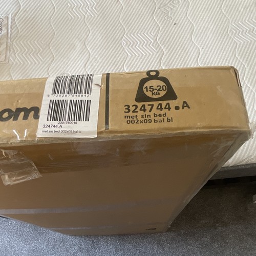 Vidaxl black metal bed - black,