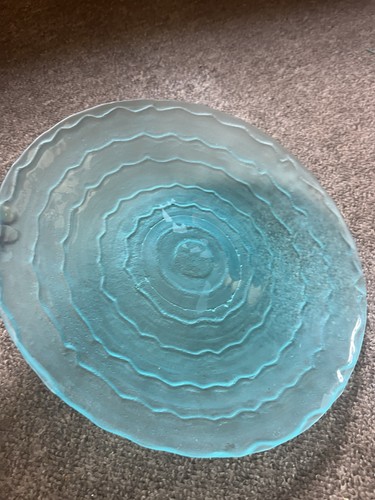 Aqua blue decorative glass - aqua-blue,