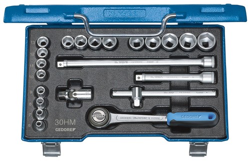 Gedore socket set 30hmu - socket,