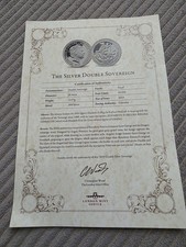 Silver Double Sovereign