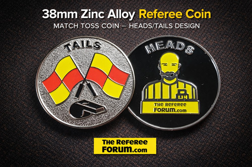 38mm zinc alloy referee - alloy, coin