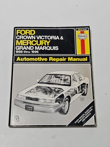 Haynes manual 36012 2105 ford - 2105,