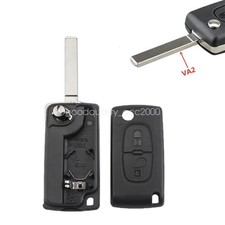 2 Button Remote Flip Key Fob