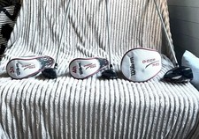 Set of Wilson deep red clubs ( Ti 460 Driver, 3h, 4h)
