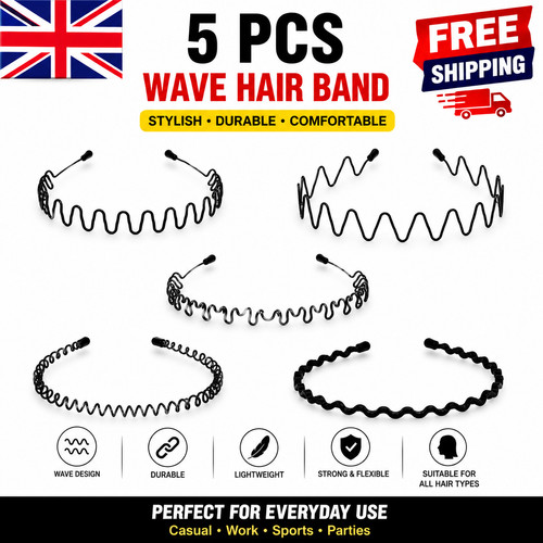 Black metal sports - sports, hairband