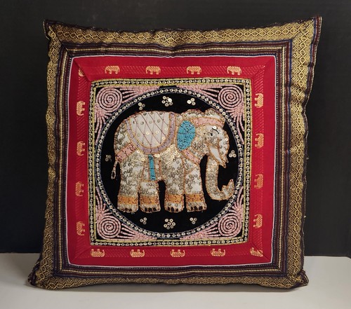 Vintage sequin beaded elephant - vintage,