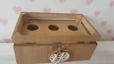 Farmers Market General Storage 6 Egg Holder Rack Tray Crate Shabby Chic Rustic
