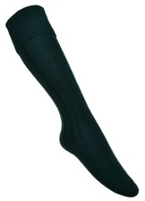WB Socks Men's Bottle Green Kilt Hose