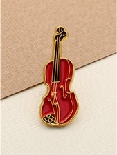 Petite Metallic Musical Violin