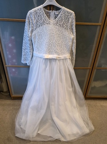 White laced holy communion - laced,