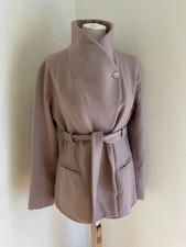 Reiss Syria belted wool blend