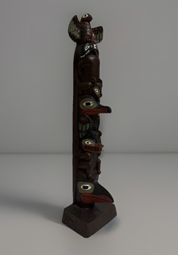Boma hand painted resin totem - boma,