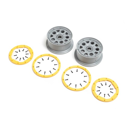 Losi wheels silver - wheels,, silver,