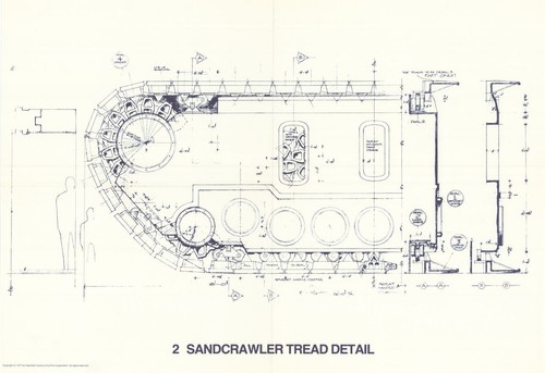 Jawa sandcrawler tread - sandcrawler,