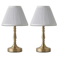 Pair Sienna Antique Brass