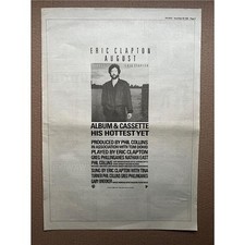 ERIC CLAPTON AUGUST POSTER