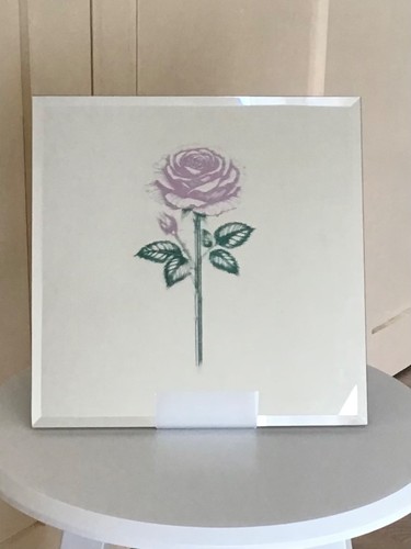 Laser engraved mirror - laser,