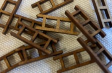 20x short wooden - short, ladders.