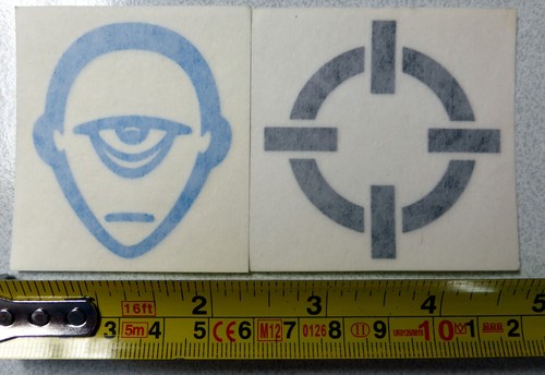 Smart parts paintball stickers - smart,
