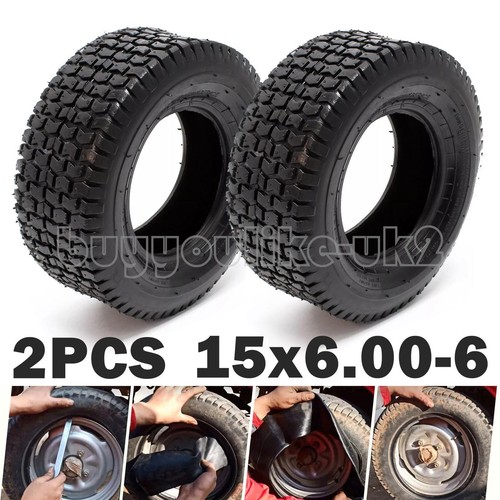 2pcs 15x6 ply turf - 4-ply,