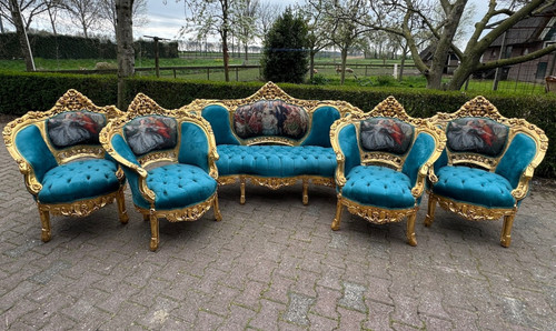 Sofa set french louis xvi - sofa,