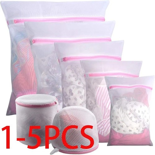 Zipped laundry wash net bag - laundry,
