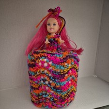 Retro Toilet Roll Cover Doll