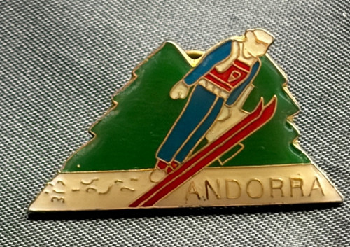 Vintage andorra pyrenees ski - andorra,