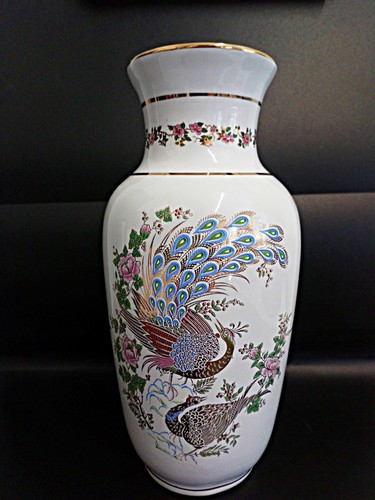 Vintage porcelain vase greece - porcelain,
