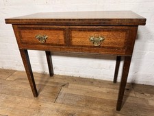 Georgian oak hall table - georgian,